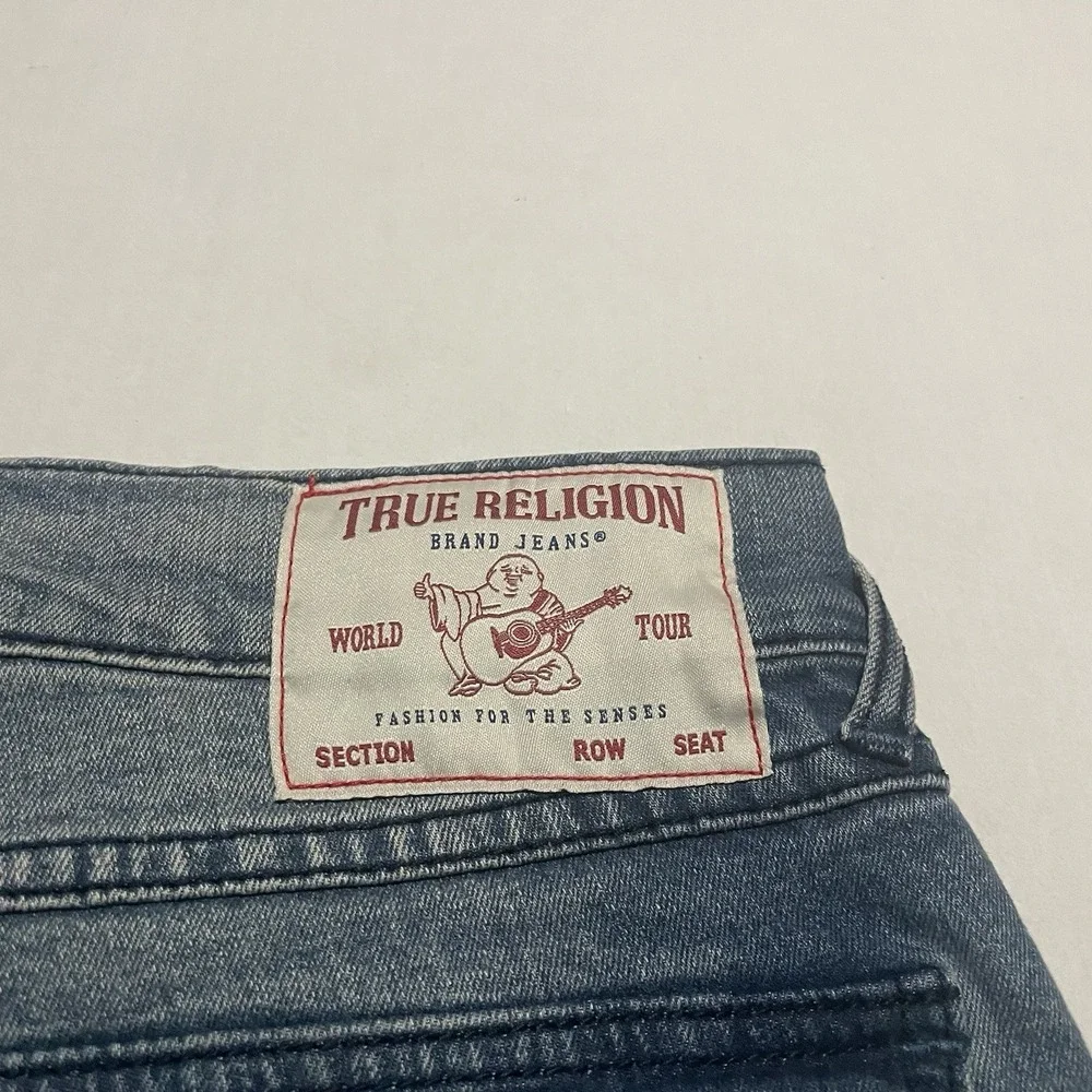TRUE RELIGION GENO RELAXED SLIM SN FLAP 700595 JEANS MENS SIZE 36 x 32 $159 NWT‎